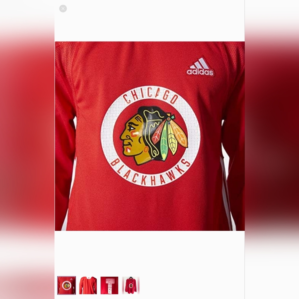 Authentic Practice Jersey M/ 52 Chicago Blackhawks